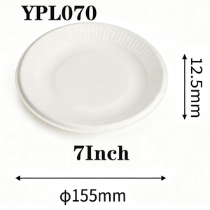Platos Desechables Resistentes y Ecológicos de Caña de Azúcar, Compostables, con Aislamiento Térmico - Product Image 2