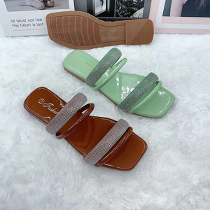 流行定制女士平底鞋女士批发漂亮女士拖鞋来自中国 - Product Image 2