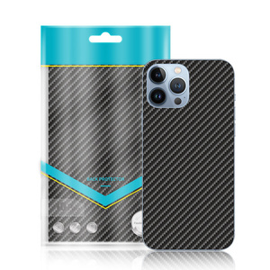 Fourniture d'usine <span class=keywords><strong>Film</strong></span> de protection arrière de téléphone portable en fibre de carbone 120x180mm autocollant de peau - Product Image 1