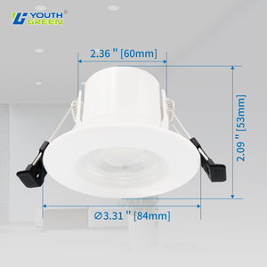Foco descendente cambiable de <span class=keywords><strong>3</strong></span> colores, foco antideslumbrante COB 5W, luz Led empotrada de 2 pulgadas para el mercado europeo - Product Image 6