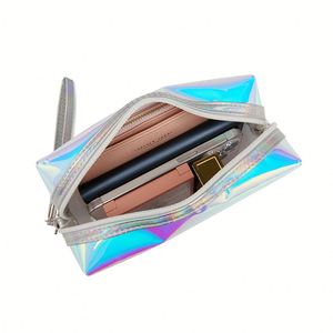 Bolsa de Maquillaje de PVC Láser de Gran Capacidad, Estilo Nuevo, Precio al por Mayor, Bolsa de Viaje Impermeable - Product Image 2