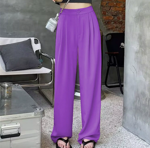 <span class=keywords><strong>Pantaloni</strong></span> Casual autunnali da donna <span class=keywords><strong>con</strong></span> gambe larghe da ufficio <span class=keywords><strong>pantaloni</strong></span> da donna <span class=keywords><strong>con</strong></span> elastico in vita <span class=keywords><strong>con</strong></span> motivo leopardato all'uncinetto - Product Image 6