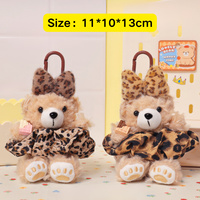Peluches ours en peluche de style varié, très vendues, porte-clés en peluche, jouets en peluche pour sac à dos, charme et poupée pour machine à griffes