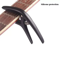 Silver Universal Guitar Capo for 6 String Acoustic Guitar, Electric Guitar, Ukulele,Bass,Banjo