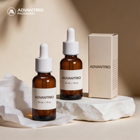 Botol Tetes Minyak Esensial Kaca Amber Buram Mewah 5ml 10ml 15ml 20ml 30ml 50ml 100ml untuk Kemasan Kosmetik Perawatan Kulit