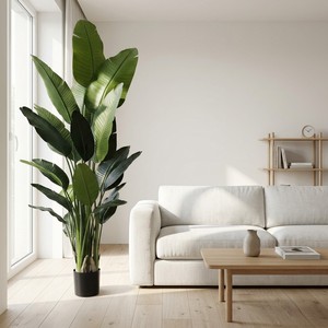 <span class=keywords><strong>Plante</strong></span> artificielle en pot en forme de <span class=keywords><strong>feuille</strong></span> de bananier, grande <span class=keywords><strong>plante</strong></span> verte pour la <span class=keywords><strong>d</strong></span>écoration intérieure de la maison et du bureau, vente en gros - Product Image 2