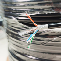 Câble Ethernet extérieur UTP CAT6 SENYE 0,57 mm avec gaine CCA, câble réseau, emballage sur bobine en bois