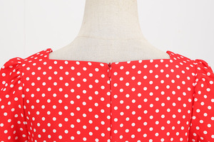 Robe Vintage sans manches style rockabilly pour femmes, vêtements rétro <span class=keywords><strong>pin</strong></span> <span class=keywords><strong>up</strong></span> des années 1950 - Product Image 6