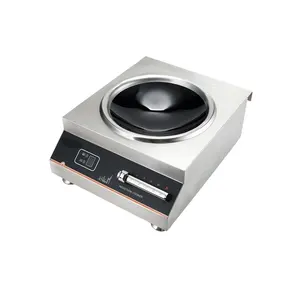 JY-IC1002B kommerzielles Induktion skochfeld 5000 Watt Single Concave Burner Magnetic Control Cooker