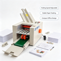 Machine à plier le papier automatique de bureau haute efficacité CFM-9B/2, 80 m/min, A4, moteur, fonctionnement facile, directement de l'usine