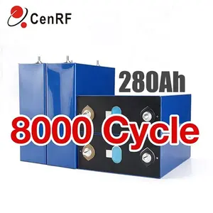 Bán buôn 280ah chu kỳ 8000 LiFePO4 Lithium catl EV lf280k 3.2V 310ah lăng kính LFP tế bào 12V 24V 48V năng lượng mặt trời năng lượng bột