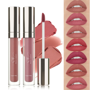 GR New Type 7 Colors Liquid <strong>Lipstick</strong> Long Lasting <strong>Organic</strong> High Quality High Pigment Wholesale Bulk Lipgloss Vendor Gloss - Product Image 3