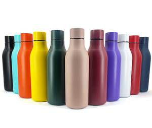 Lower MOQ Cheaper Customized Promotional Double Wall Insulated Vacuum Metal Bottle Stainless Steel Flask - Product Image 5
