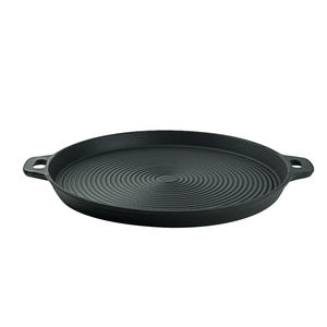 Plancha redonda de hierro fundido de estilo coreano para acampar al aire libre, barbacoa, sartenes antiadherentes, sartén, <span class=keywords><strong>paella</strong></span>, parrilla para asar, sartén - Product Image 3