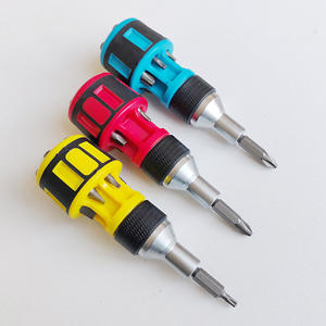 Multi Functional 7 In 1 <b>Ratchet</b> <b>Screwdriver</b> Set Chromium Vanadium Steel Magnetic Household Tool Metric System Diy - Product Image 3