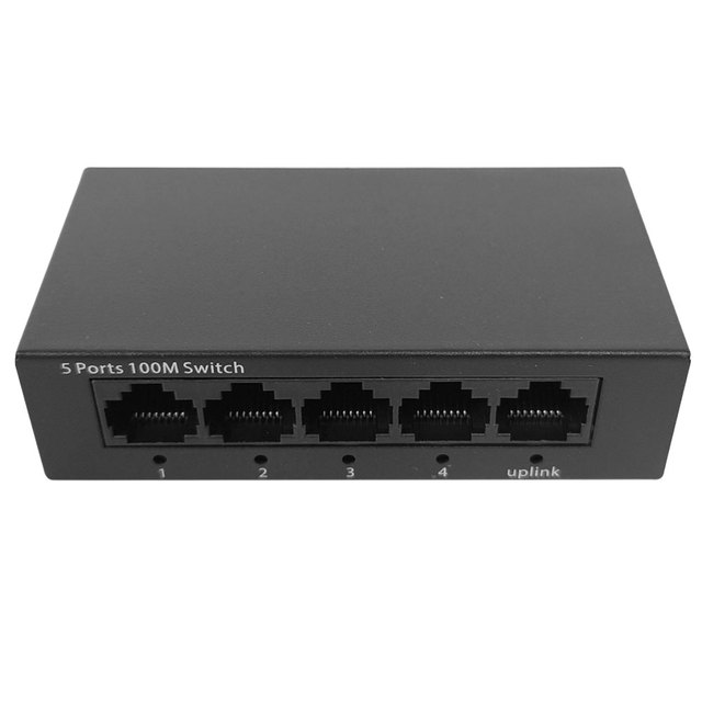 EU UK US Plug Unmanaged Poe Switch 10 100 1000Mbps Full Gigabit 5 Port Ethernet Network Switch for IP Camera
