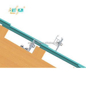 Système de montage de panneaux solaires sur toit à bas prix, aluminium 6005-T5, surface anodisée, <span class=keywords><strong>support</strong></span> de <span class=keywords><strong>panneau</strong></span> <span class=keywords><strong>solaire</strong></span> pour toit en tuiles |   <span class=keywords><strong>Panneau</strong></span> d'art - Product Image 2