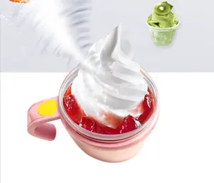 Máquina mezcladora de helados, de yogurt, fruta, congelador, la mejor oferta