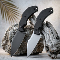 Couteau de camping à lame fixe Meiji, fourreau, manche G10, lame en acier 3cr13, 8,5 cm, épaisseur 3,8 mm, personnalisable OEM, qualité DIY, couteau EDC