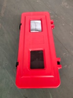 Kabinet plastik untuk Pemadam Api, pintu ganda selang kabinet kumparan dengan lemari pemadam api Monitor air api tetap