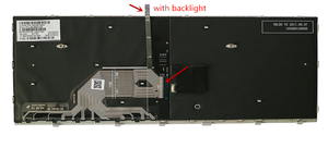 อะไหล่สำหรับคีย์บอร์ด HP <span class=keywords><strong>ProBook</strong></span> <span class=keywords><strong>640</strong></span> G4 645 645 <span class=keywords><strong>G5</strong></span>แป้นพิมพ์เราพร้อม backlit พอยเตอร์กรอบสีเงิน - Product Image 2