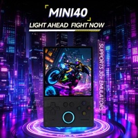 Console de Jeu Rétro Portable Mini40 Open Source 4 Pouces pour Deux Joueurs avec WIFI, Prête à l'Emploi, Idéale pour un Cadeau Familial