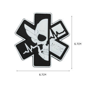 Badge 3D en caoutchouc PVC souple pour casque tactique et gilet - Product Image 4