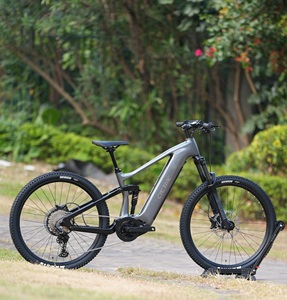 מכירת חיסול - אופני הרים חשמליים Bafang M560 קרבון עם מתלים מלאים, סוללה נסתרת 48V 15A, שלט רחוק, מוט אוכף 750W, אופניים חשמליים למבוגרים - Product Image 1