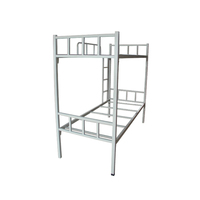 Lits superposés à cadre avec échelle pour l'école bon marché Heavy Duty Double Decker Metal Steel Modern Iron Frame Bedroom Bedroom Beds Support 50pcs