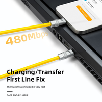 Câble de charge rapide rétractable en gros 240W, cordon de chargeur enroulé pour voiture, câble USB C durable compatible avec iPhone 17 15