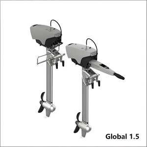 Nouveau moteur hors-bord électrique FUBER haut de gamme 1,5 kW 48 V 32 Ah, durable et écologique, pour kayaks, petits bateaux, surf, avec poignée - Product Image 3