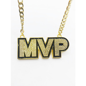 <span class=keywords><strong>MVP</strong></span> буквы 4 дюйма с ожерельем кулон Модные ювелирные изделия ожерелья для женщин - Product Image 2