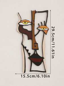 Trừu Tượng Mặt Tường Treo Bằng Gỗ Tường Trang Trí Nội Thất Nhà Và Văn Phòng Trang Trí Treo Cho Phòng Khách Phòng Ngủ Và Hành Lang Thủ Công Quà Tặng - Product Image 6