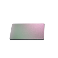 Panel Compuesto de Aluminio Metálico Plateado PVDF Spectra Chameleon ACP/ACM/Alucobond Personalizable, Moderno, Ignífugo, Autolimpiante y con Protección UV