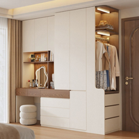 Nouveauté 2026 : Ensemble Personnalisé Chambre à Coucher Moderne et Simple avec Bureau et Armoire
