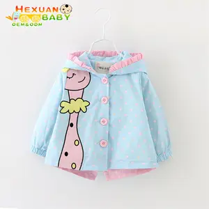 Gabardina con capucha para niñas pequeñas, abrigo de color sólido con cremallera de manga larga de 1 a 5 años, chaquetas de ropa para bebés