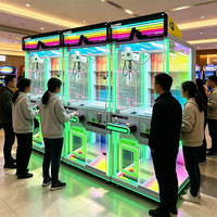 Machine à poupées en plastique à monnayeur, équipement d'arcade commercial avec interface en anglais, logo personnalisé, vente en gros directe usine Chine