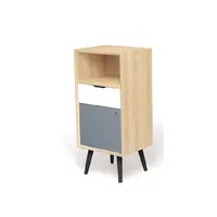 आधुनिक छोटे बहु-रंग डिजाइन multifunctional भंडारण कैबिनेट MDF बेडसाइड टेबल कमरे में रहने वाले फर्नीचर