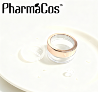 Pot en plastique mat de 10g avec couvercle fenêtré, emballage cosmétique pour paillettes à ongles et pigments en vrac, logo personnalisé, approvisionnement en gros