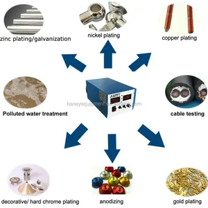 12V 500 amps raffreddamento ad aria placcatura raddrizzatore ad alta frequenza chrome galvanotecnica interruttore di alimentazione