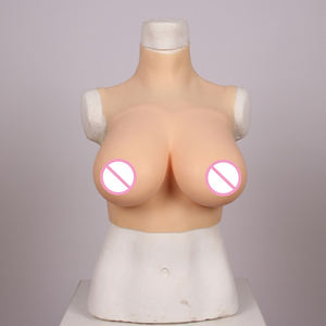 Seksi sürükle Queens & transvestisti için kostüm aksesuarı meme formları silikon Texture doku yetişkin seks oyuncak 87cm büstü - Product Image 3