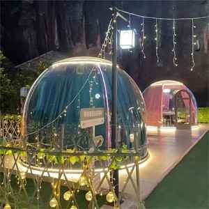 Meilleure tente familiale dôme géodésique d'extérieur, type igloo, avec double bulle, pour le camping et les expositions - Product Image 6