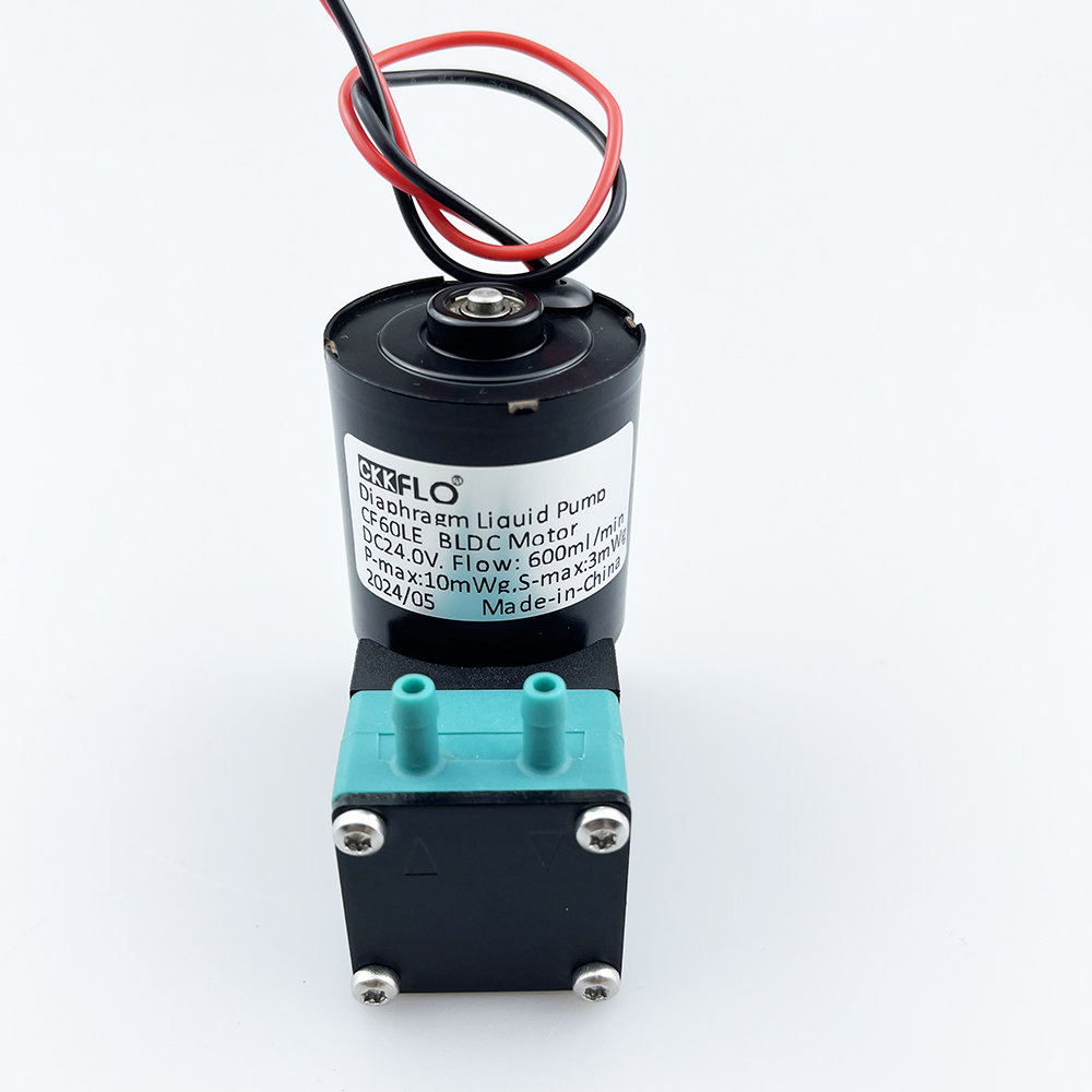 Бесщеточный DC12V 24V CF60LE компактный размер 600 мл/мин высококачественный микро мембранный насос Жидкостная пневматическая разливочная машина