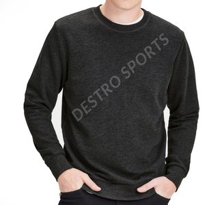 Sweat-shirt à capuche sur mesure pour hommes col rond manches longues sweat-shirt respirant fabricant de vêtements pour hommes coton/polaire - Product Image 1