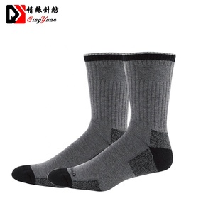 Custom Men Heavy Duty <span class=keywords><strong>Boot</strong></span> Trabalho Proteção Tripulação Meias Almofada Segurança Trabalho Meias - Product Image 3