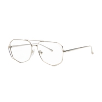 Las Nuevas Gafas Ópticas Poligonales para Piloto Tienen un Diseño Elegante con Monturas Metálicas Versátiles, Ideales para el Uso Diario y el Tiempo Libre