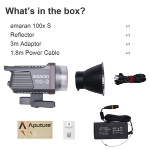 Aputrue <span class=keywords><strong>Amaran</strong></span> 100xS 100W 2700-6500K Control remoto de aplicación de luz de video con salida estable - Product Image 6