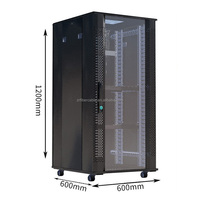 Serveur de Centre de Données Armoire Réseau 19 Pouces 4U 6U 9U 12U 15U 18U 22U 26U 27U 32U 36U 42U 47U pour Communication Serveur Réseau