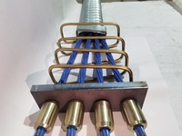 Filament de PC non collé 12,7 mm, filament PT précontraint, tête d'ancrage multi-ondes de type cale, certifié ASTM, galvanisé, résistance à la traction 260KN
