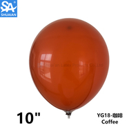 100 pièces 10 pouces ballons en latex gris mat 2.2g poids Standard multicolore Halloween noël saint valentin décorations